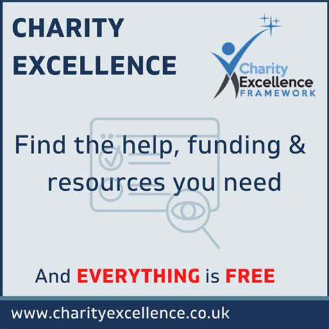 charity excellence website.